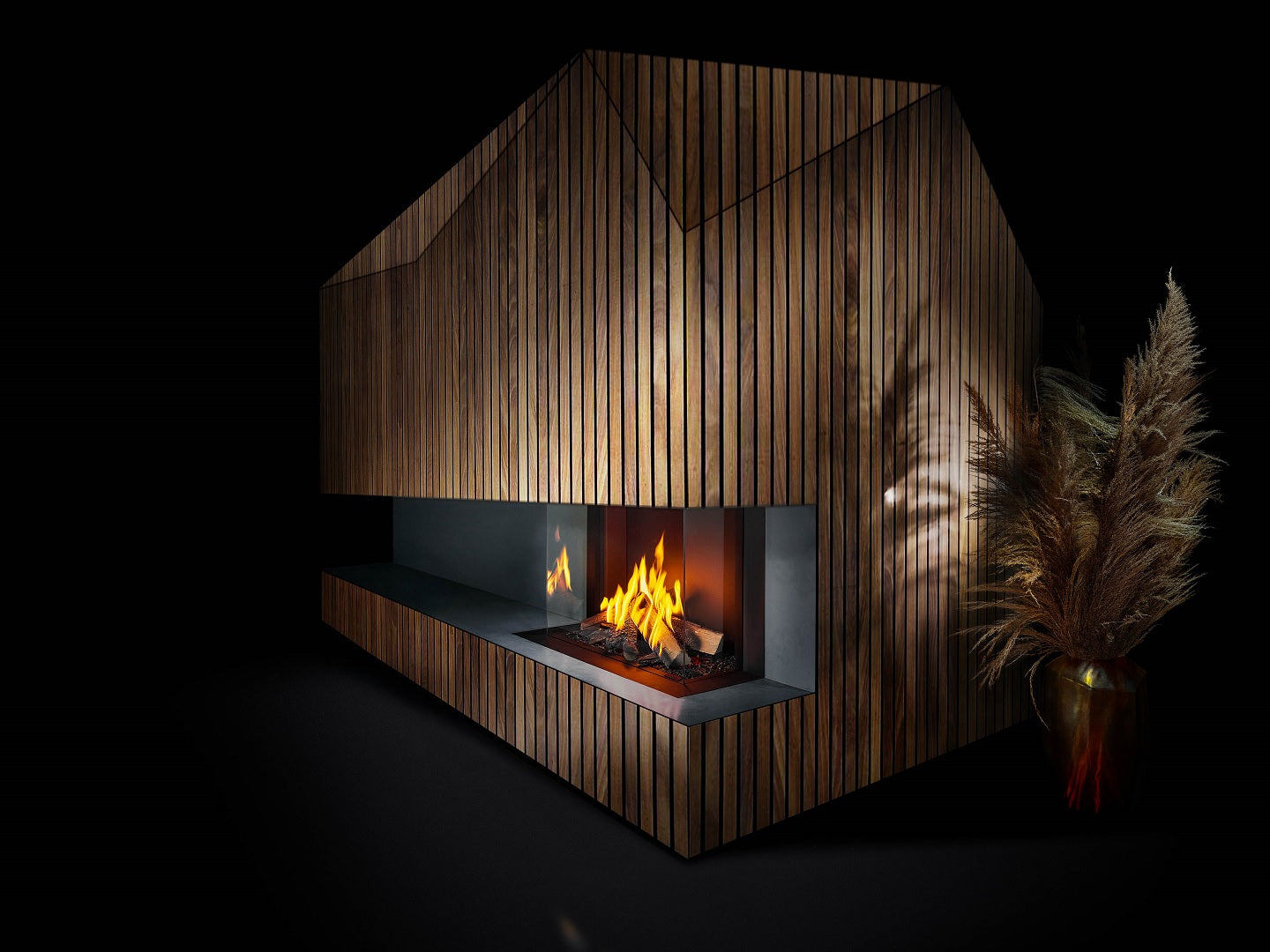 Gas Fire Panorama 90-55