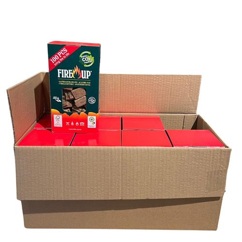 129/86 Aanmaakblokjes 100st Overdoos (8 stuks)