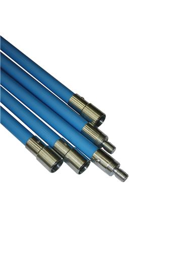 Budget flexibele stok dubbele sluiting 120 cm (blauw)