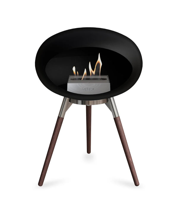 Black Ground Wood Low