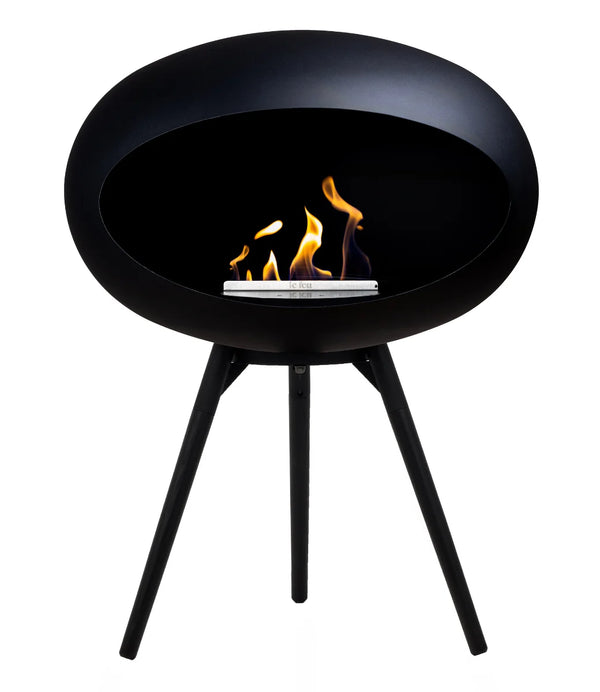 Dome 625 - Black Ground Wood Low