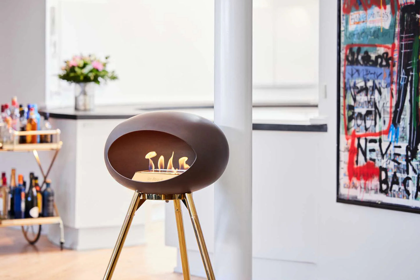 Mocca Ground Wood Low