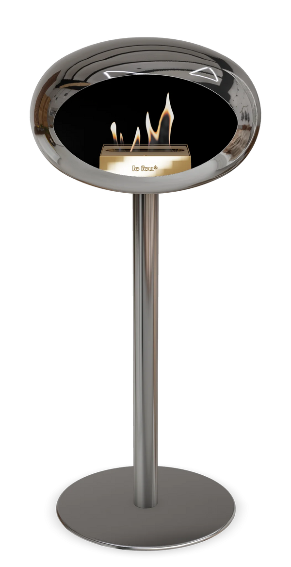 Chromed Silver Ground Steel High 60mm