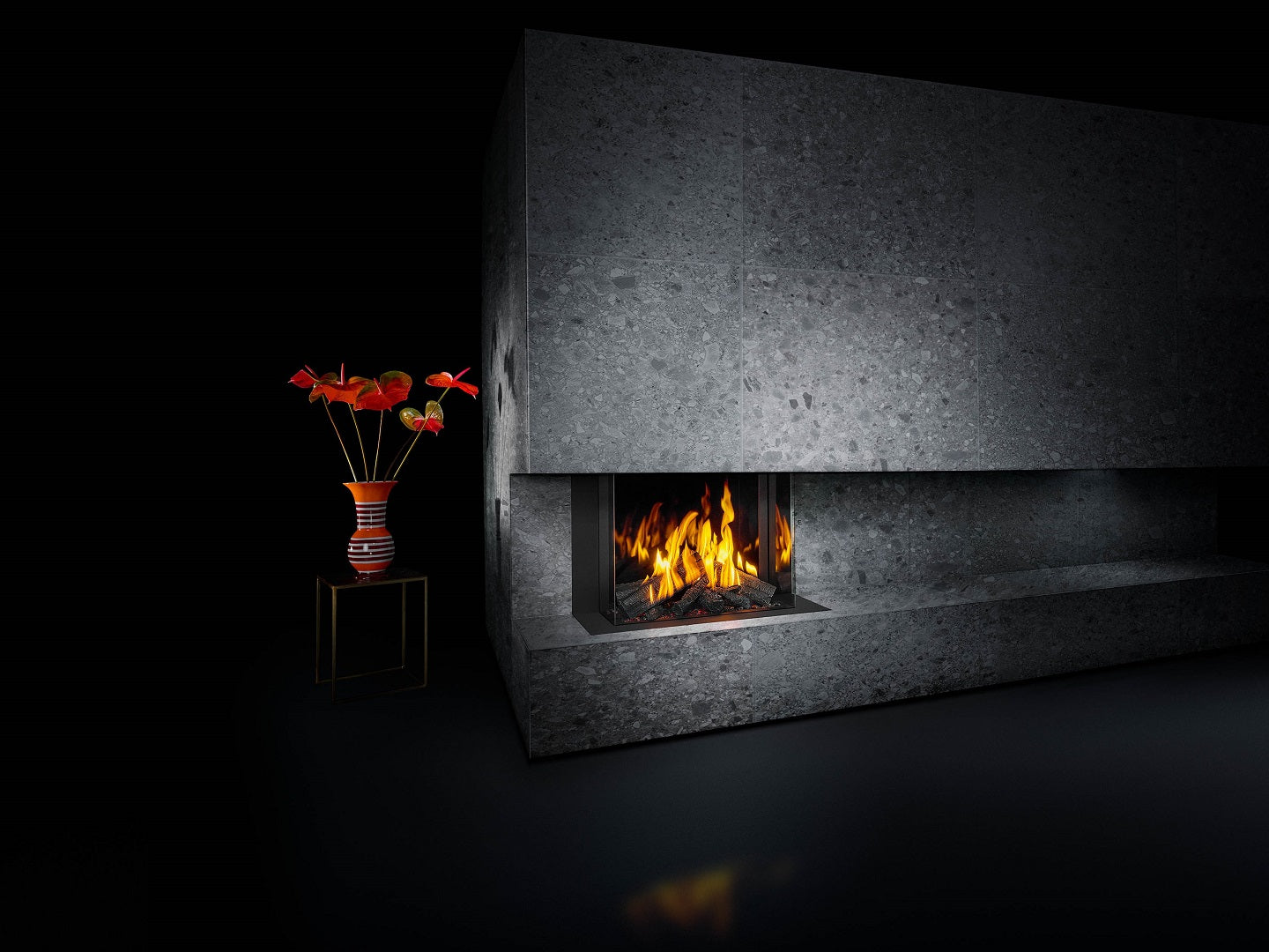 Gas Fire Panorama 70-55