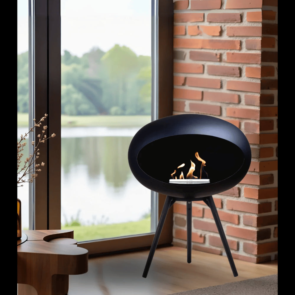 Dome 625 - Black Ground Wood Low