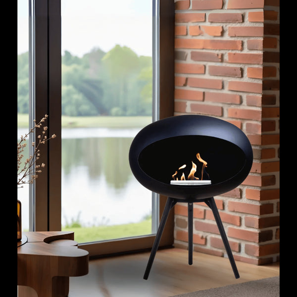 Dome 625 - Black Ground Wood Low